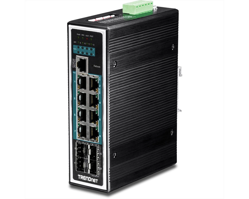 TRENDnet TI-PG1284i 12 Port Rail Switch