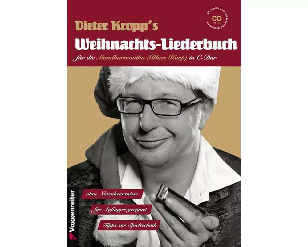Kropp's Weihnachtslieder für Mundharmonika (Blues Harp) in C-Dur