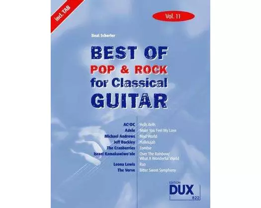 Best Of Pop & Rock for Classical Guitar 11. Besetzung: Gitarre
