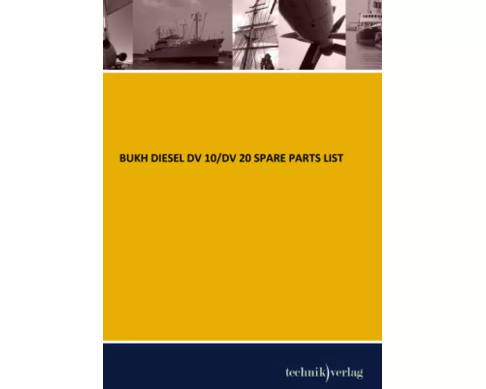 Bukh Diesel Dv 10/dv 20 Spare Parts List
