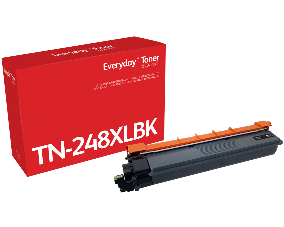 Everyday™ Schwarz Toner von Xerox, kompatibel mit Brother TN248XLBK, Hohe Kapazität