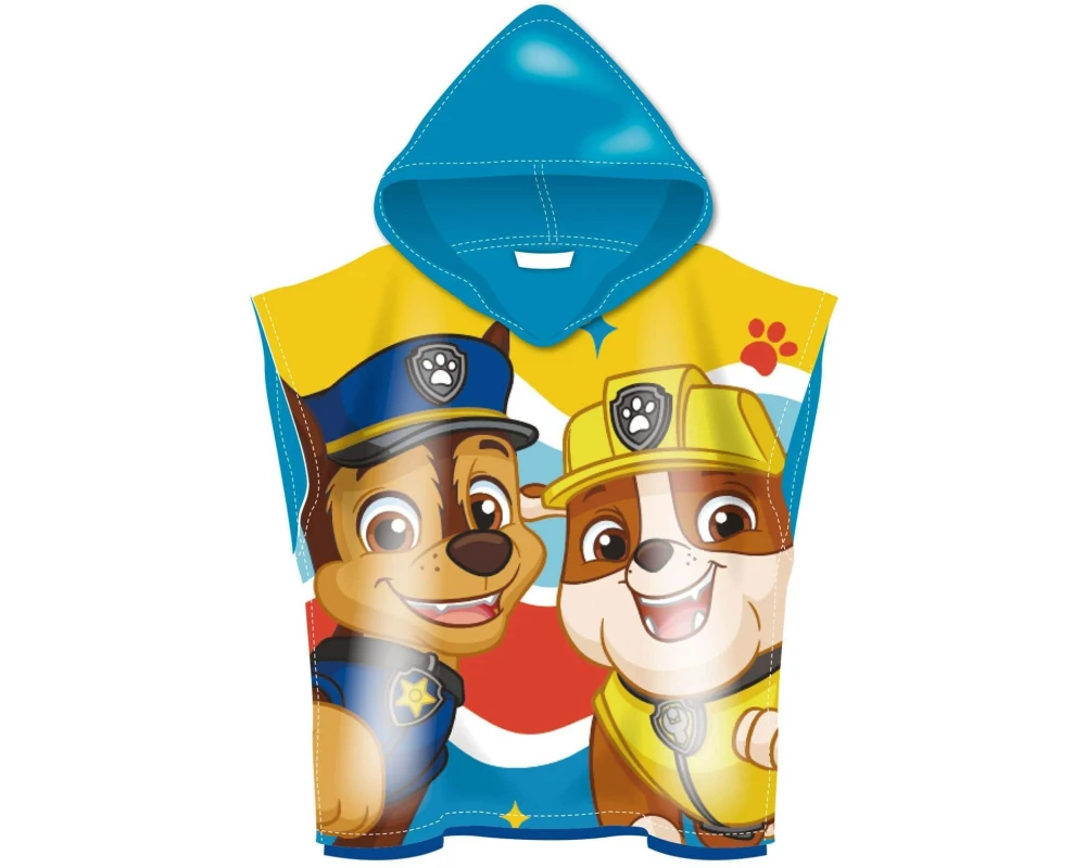 Arditex Baby-Poncho Paw Patrol Boys 55 x 100 cm