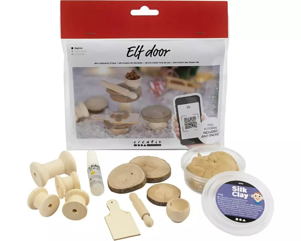 Creativ Company Mini-Utensilien Elfentür / Wichteltür Szene Backen