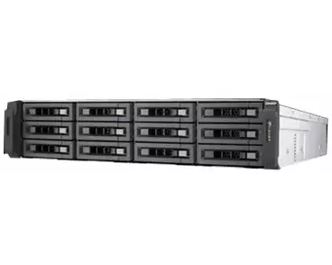 QNAP TVS-EC1280U-SAS-RP-8GE-R2 Rack 12Bay SAS 12G SATA 6G Xeon E3-1246 v2 3.5GHz 8GE RAM LAN-10G2SF-MLX 40G ready without Railkit