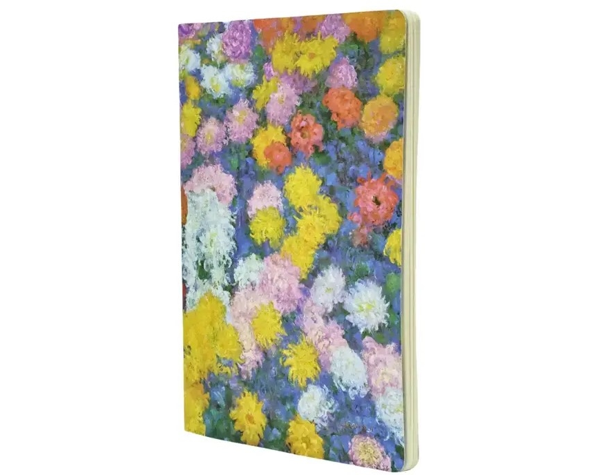 PAPERBLANKS Notizheft A6 CBD6276 Monets Chrysanthemen dot 80 S.