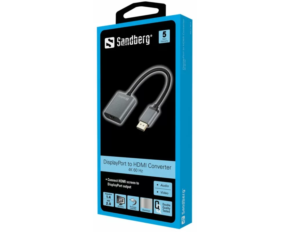Sandberg Adapter DP1.4>HDMI2.0 4K60