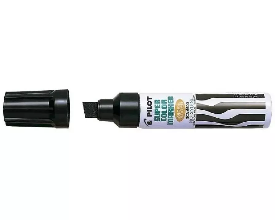 Pilot Permanent-Marker Super 12.5 mm, Schwarz