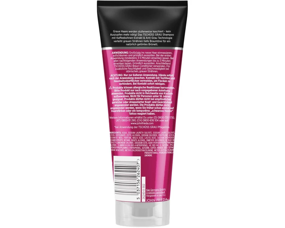 John Frieda Shampoo Tschüss Grau Braun 250 ml