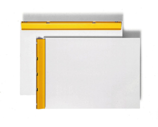 HANSA Klemmbrett hoch A4 41-1200.100 Aluminium