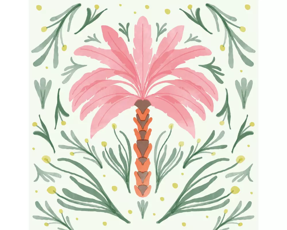 Paper + Design Papierservietten Palm Oasis 24 cm x 24 cm, 20 Stück