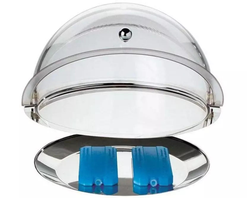 APS 5-tlg. Set Thermo ca. D38 cm, H24 cm Transparent/Silber