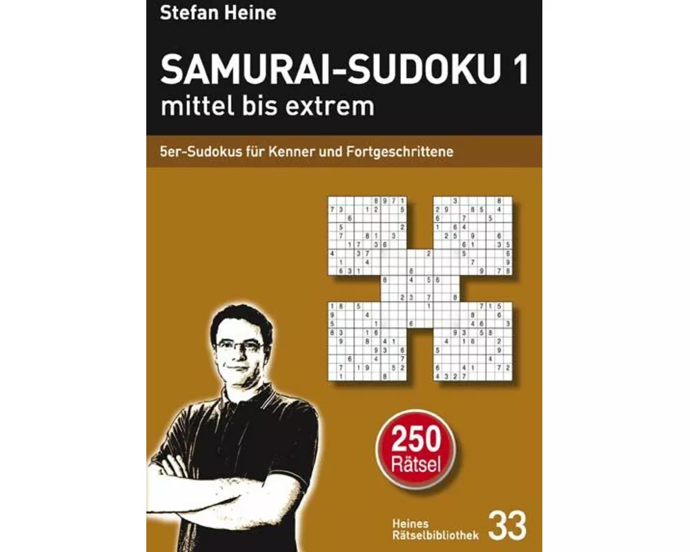 Samurai-Sudoku 1 mittel bis extrem