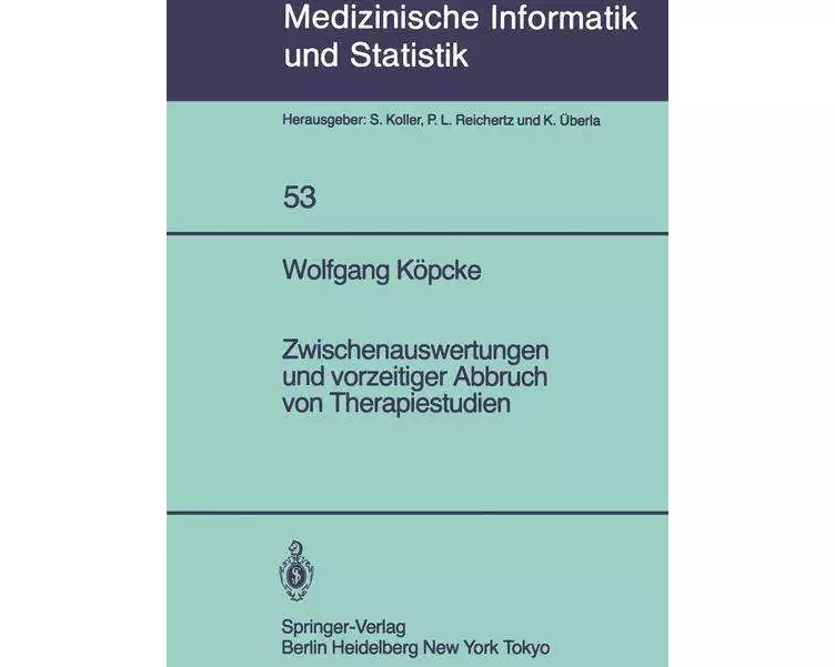 Zwischenauswertungen und vorzeitiger Abbruch von Therapiestudien
