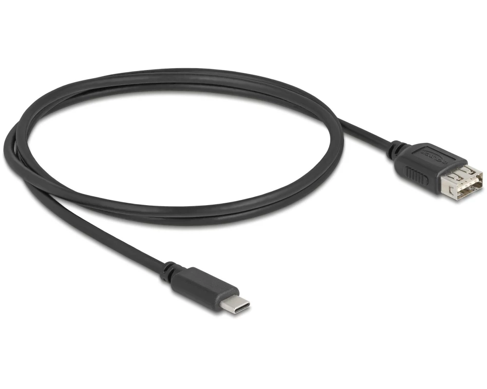 Delock USB 2.0-Kabel USB-C - USB-A 1 m