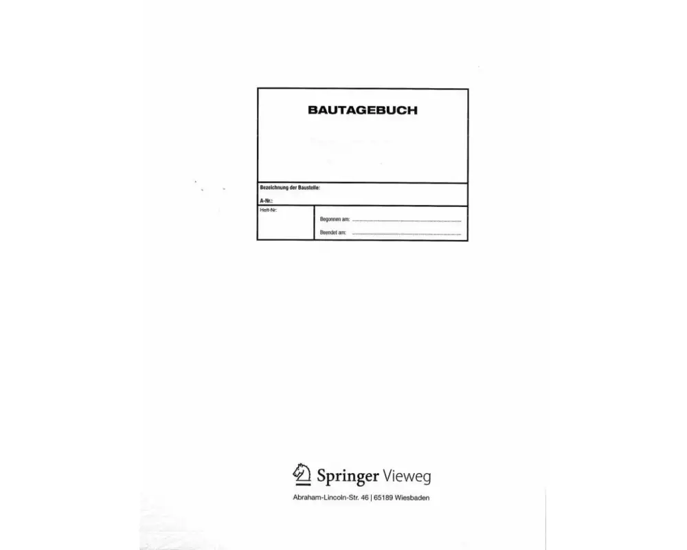 Bautagebuch