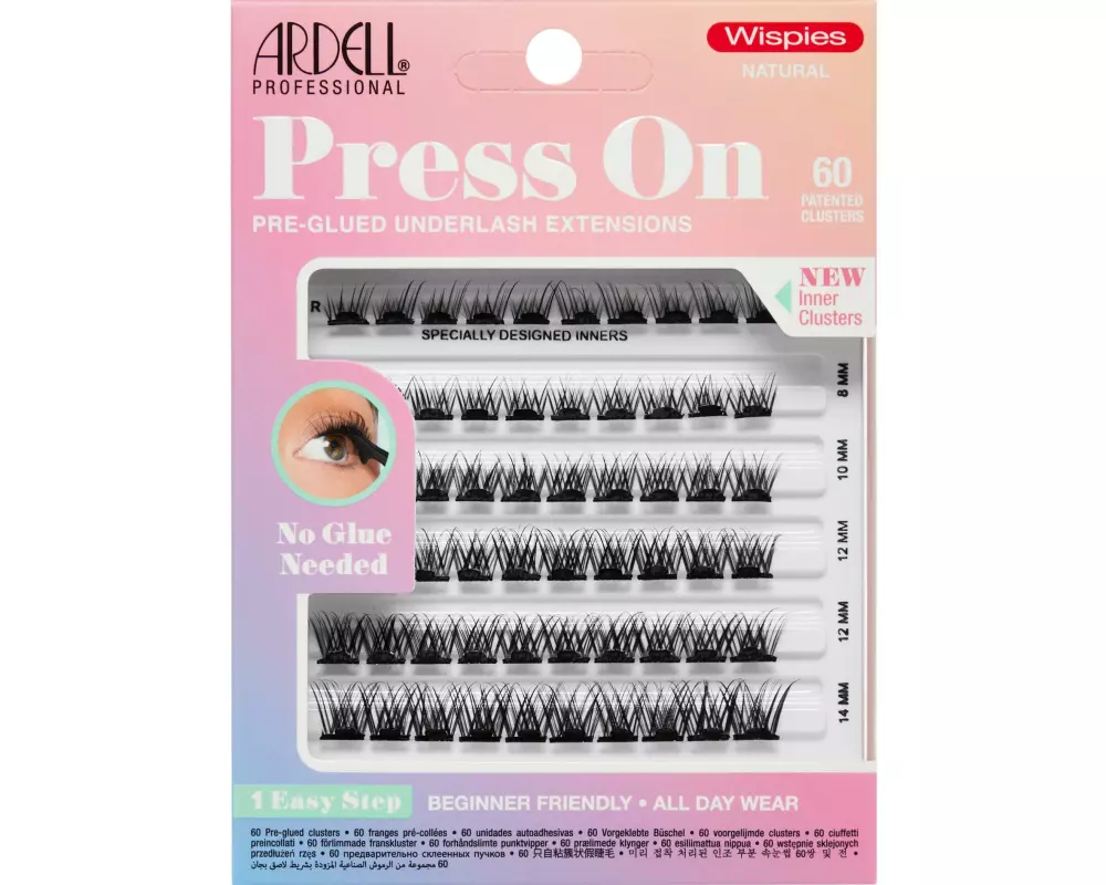 Ardell Künstliche Wimpern Press On Multipack Wispies Schwarz