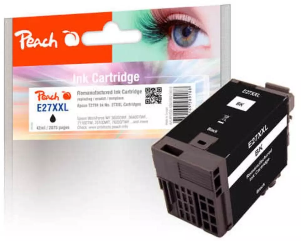 Peach Tinte Epson T2791, No 27XXL Black