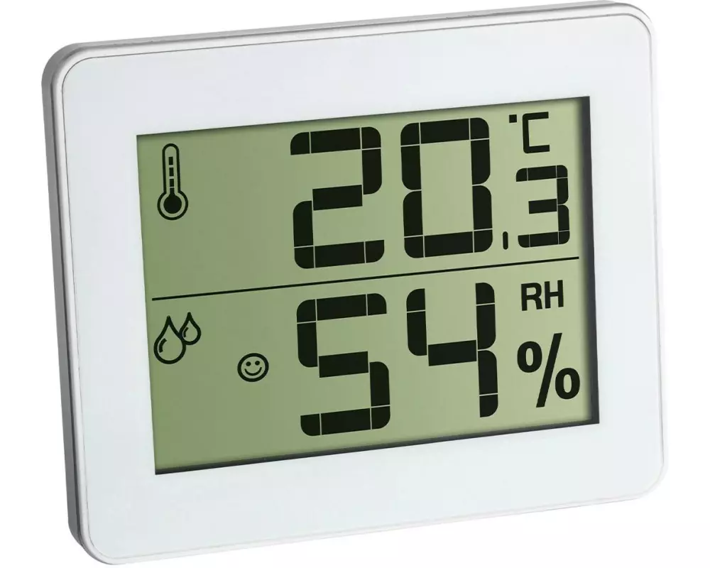 TFA Dostmann Thermo-/Hygrometer 30.5027.02 Weiss