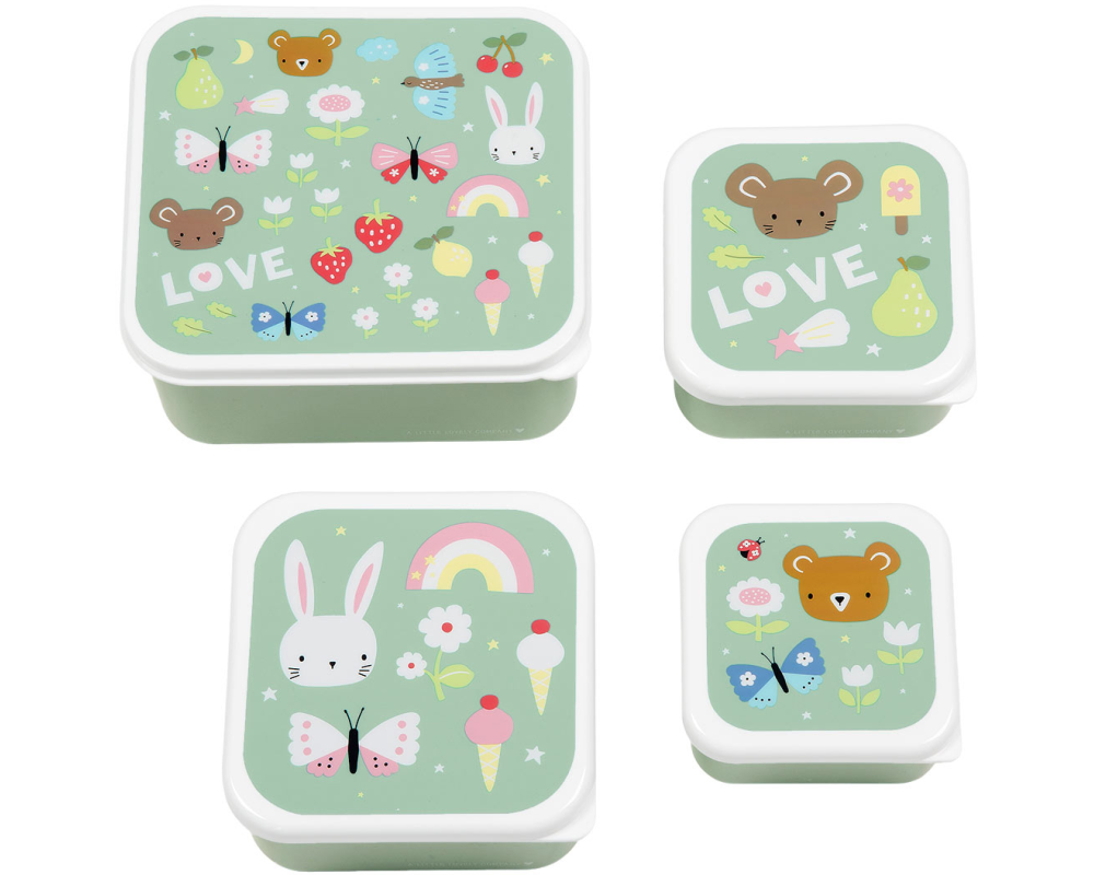 ALLC Lunch&Snackbox Set 14.5x22cm SBSEJO62 Joy 4 Stück