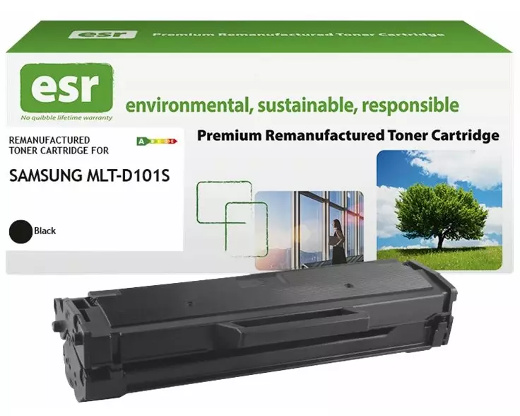 ESR Toner cartridge compatible with Samsung MLT-D101S/SU696A black remanufactured 1.500 pages
