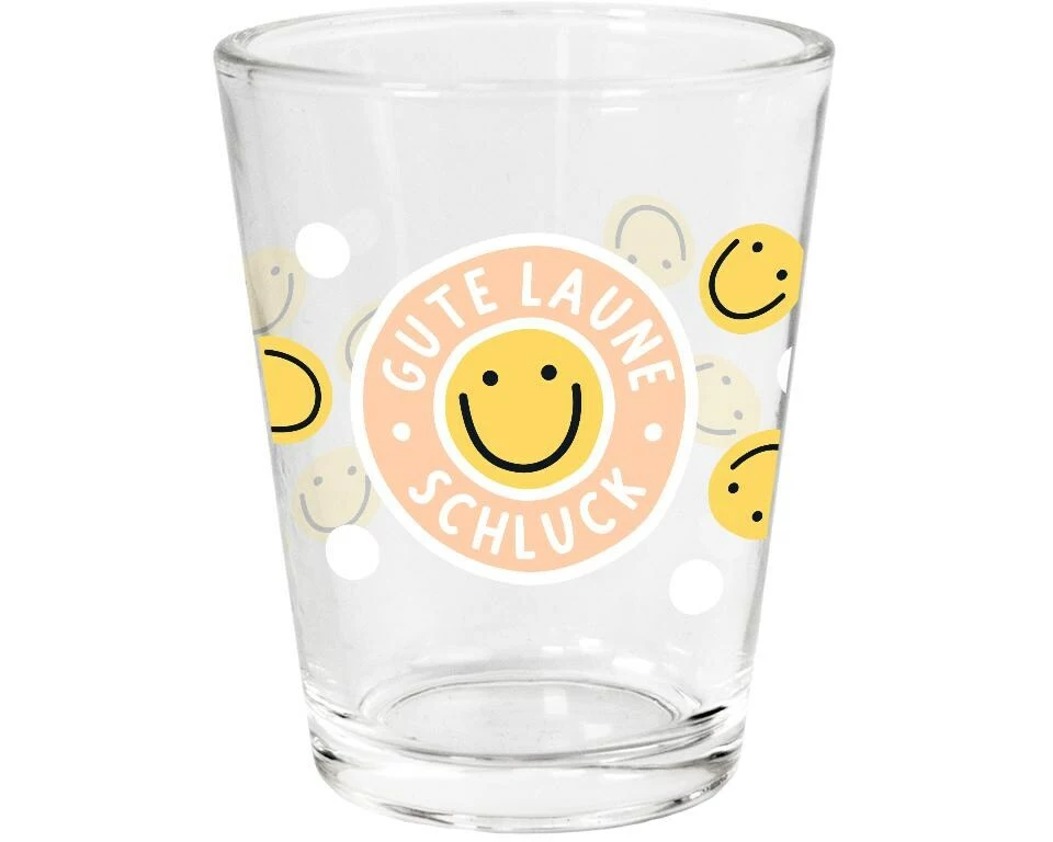 Grafik Werkstatt Schnapsglas Gute Laune Schluck
