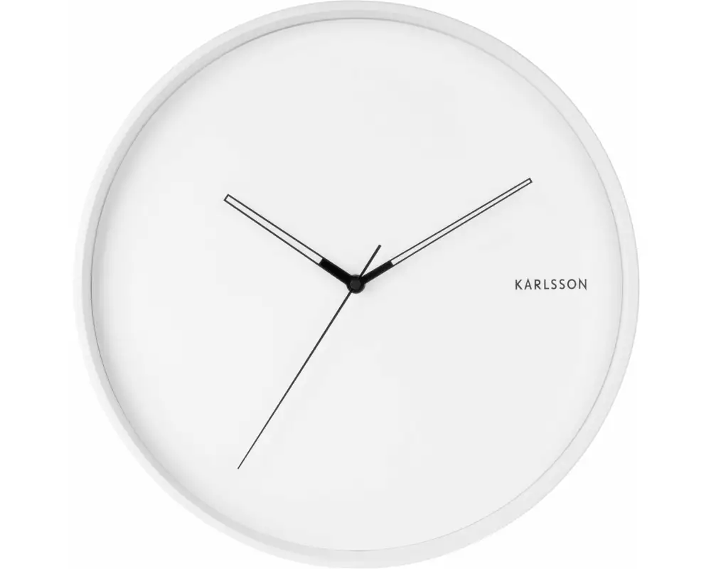 KARLSSON Wanduhr Hue 40 cm, Weiss