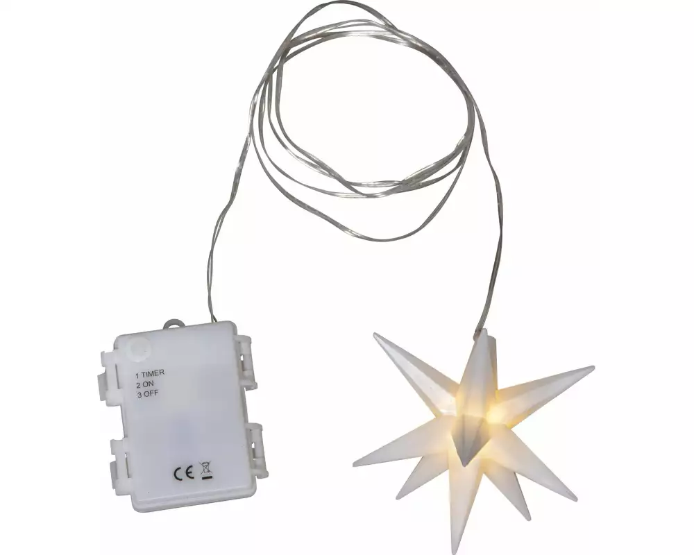 Star Trading LED-Stern Alice, Warmweiss
