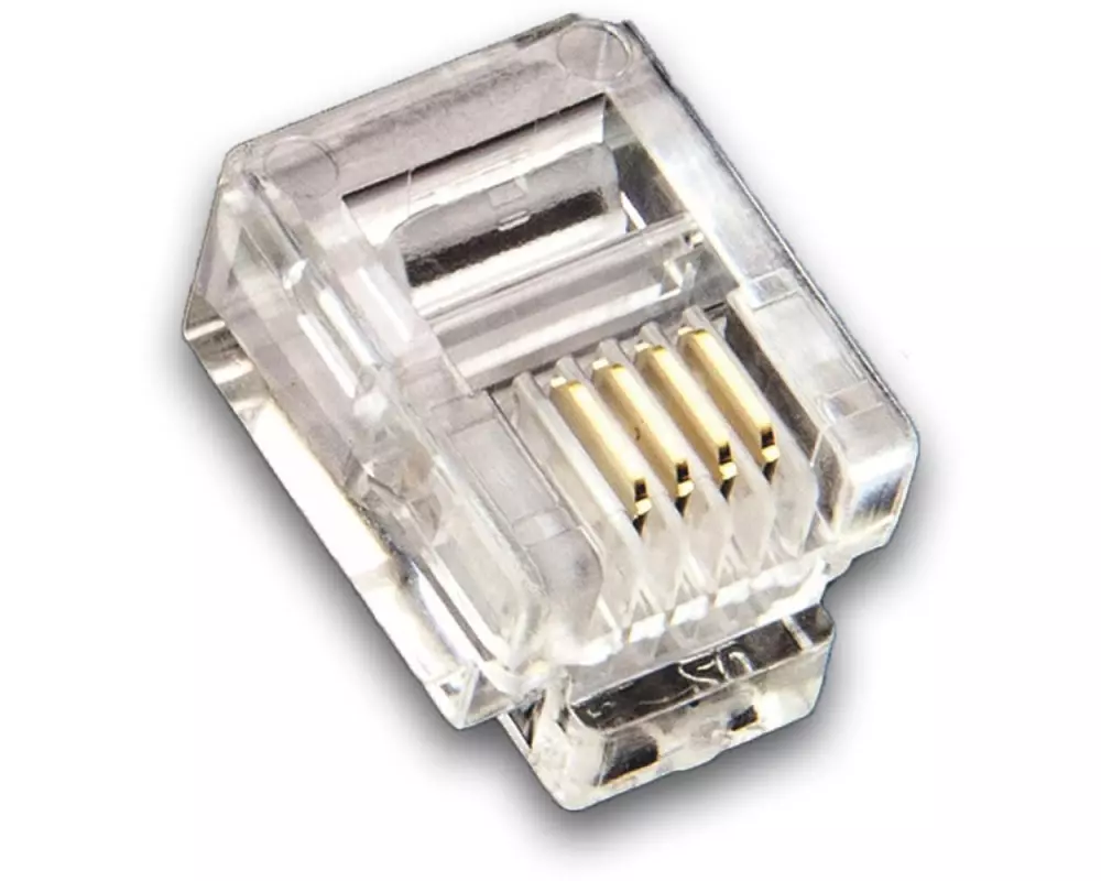 Wirewin Modularstecker RJ-11, 6P/4C, 100er-Pack