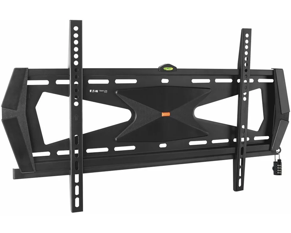 EATON TRIPPLITE Heavy-Duty Fixed Security, TV Wall Mount, for 37-80inch Televisions & Monitors - Flat/Curved, UL Certified