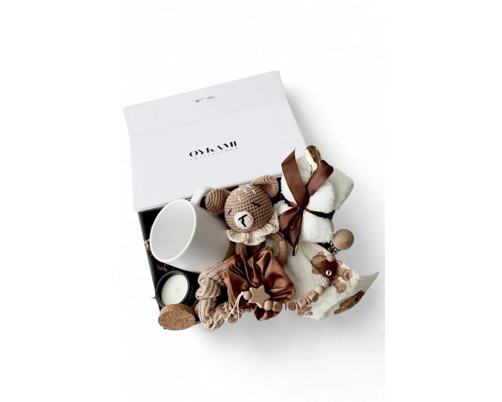 Oykami Mama und Baby Geschenkbox «Kapstadt» Bär