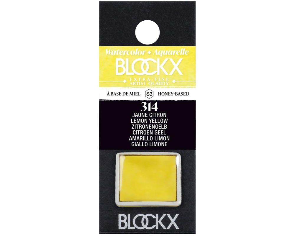 BLOCKX Aquarellfarbe 1.5ml 41314BXC zitronengelb