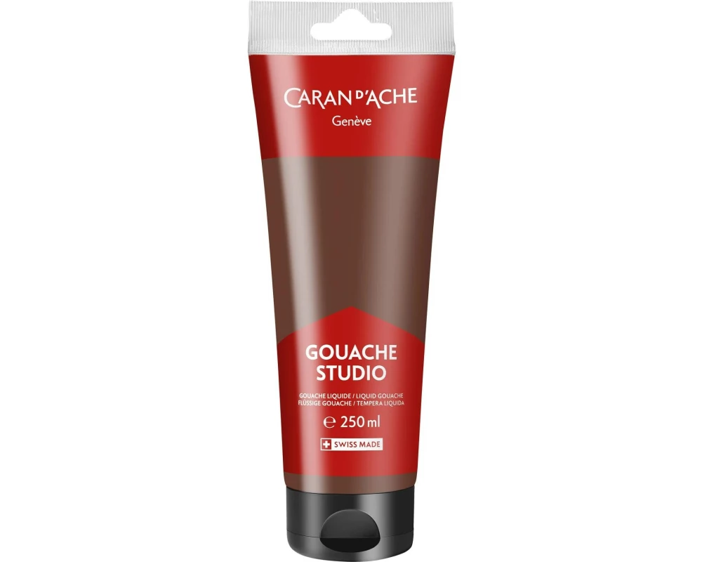 Caran d'Ache Wasserfarbe Gouache Studio 250 ml, Braun