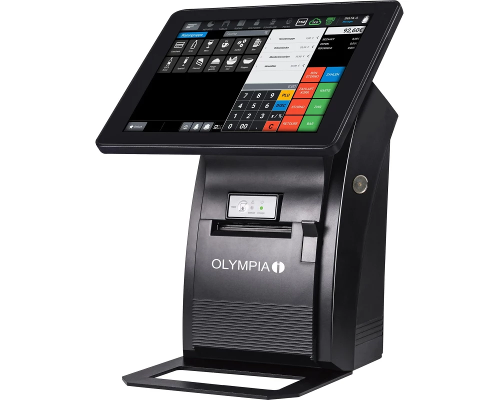 Olympia Registrierkasse T210 Schwarz