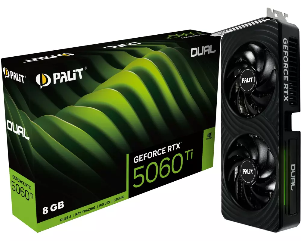 Palit Grafikkarte GeForce RTX 5060 Ti Dual 8 GB