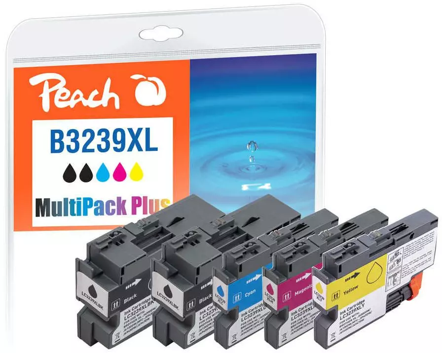 Peach Tinte Brother LC-3239XL 2x BK, C, M, Y