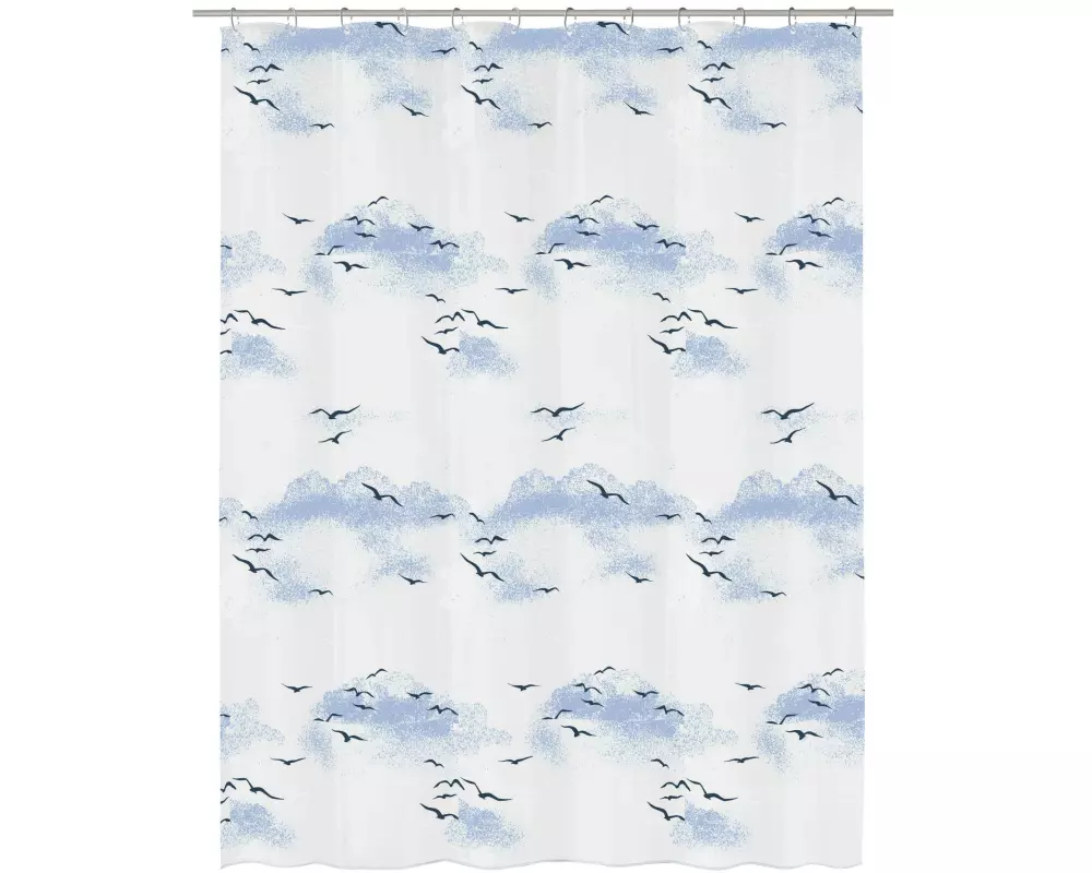 Kleine Wolke Duschvorhang Sky 180 x 200 cm, Blau