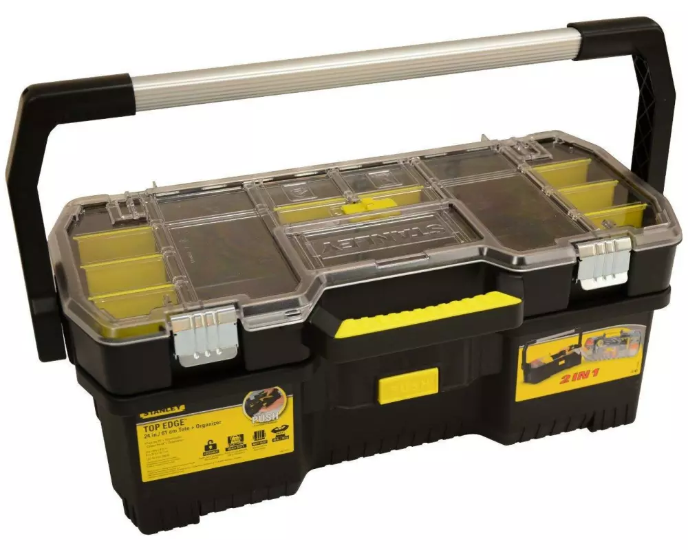 Stanley Werkzeugtrage mit Organizeraufsatz