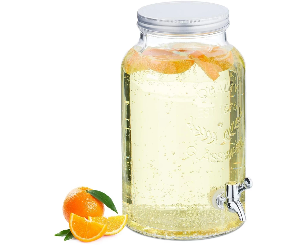 relaxdays Getränkespender Vintage-Design 5 Liter