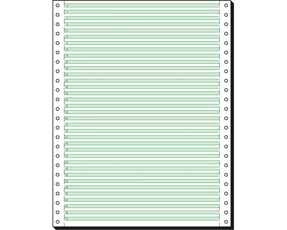 Sigel Kopierpapier A4, Grün/Weiss, 60 g/m²,2000 Blatt