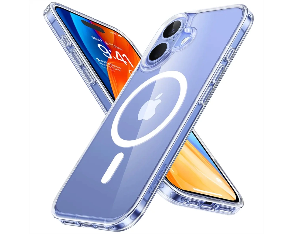 Torras Diamond Schutzhülle, iPhone 16, MagSafe, transparent