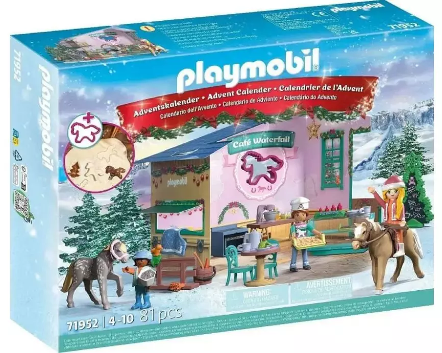 Playmobil Weihnachtsbacken im Reitercafé