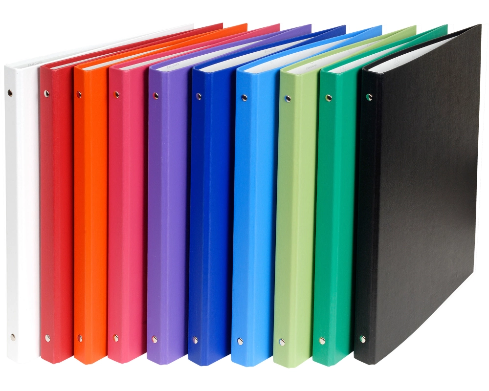 EXACOMPTA Ringbuch A4 51150E 4-Ring, farbig sortiert, 2cm