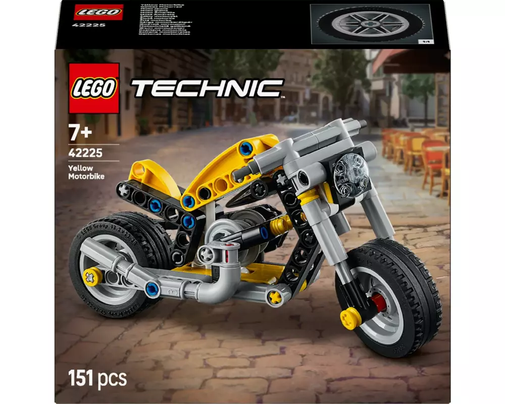 LEGO Technic Gelbes Motorrad 42225