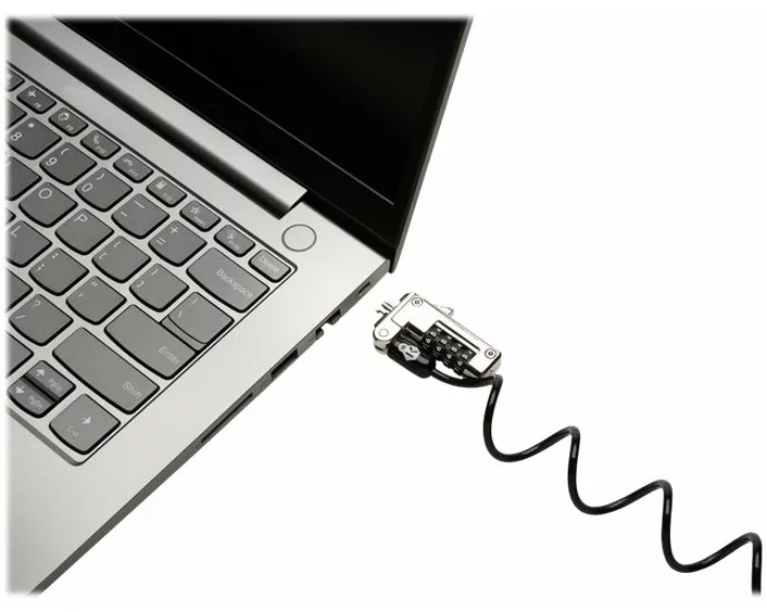 Kensington Slim Combination Lock, Portable laptop lock, for NanoSaver Security Slot, resettable