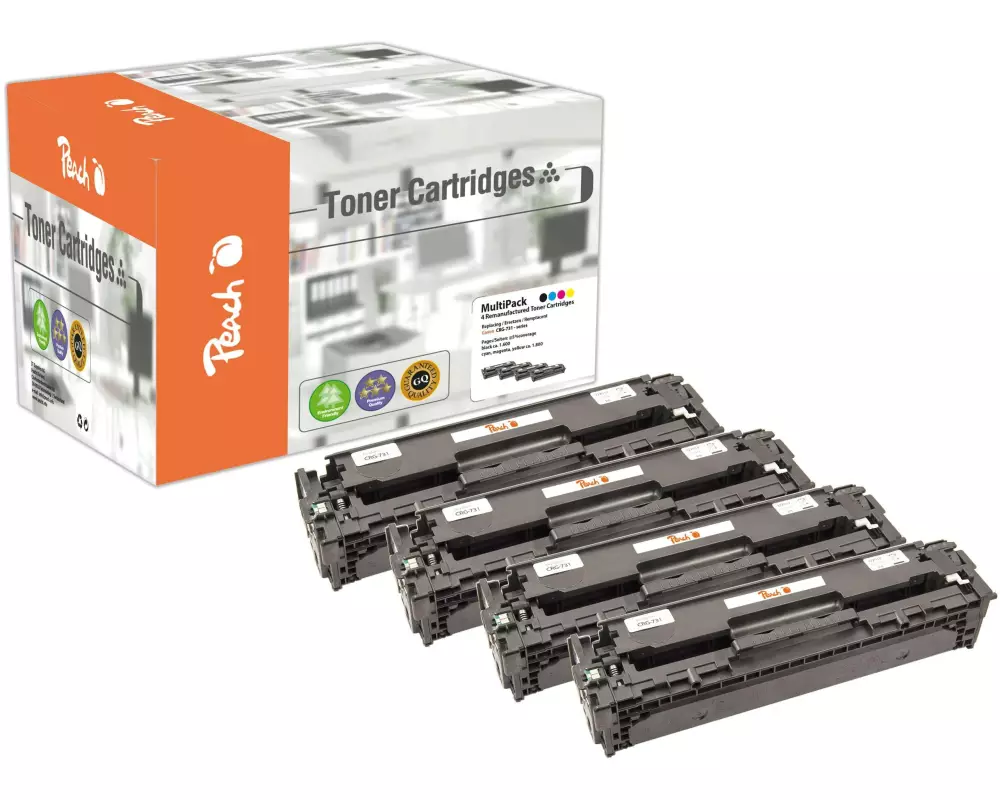 Peach Toner Canon CRG-731 Black/Cyan/Magenta/Yellow