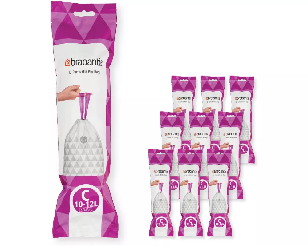 Brabantia Kehrichtsack PerfectFit C 10-12 l, 200 Stück
