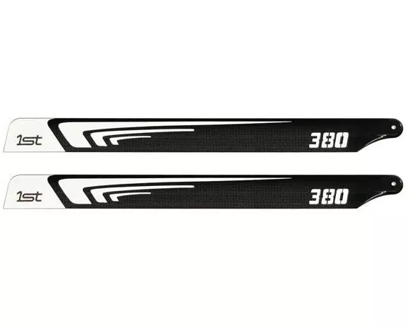1st Hauptrotorblätter Carbon 380 mm FBL 2 Stück