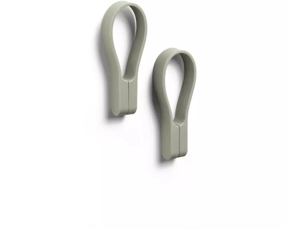 Zone Denmark Handtuchhalter Loop 2 Stück, Eukalyptusgrün