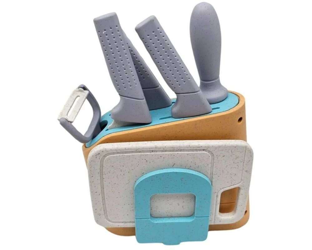 alldoro Messerblock für die Kinderküche, 7-teilig