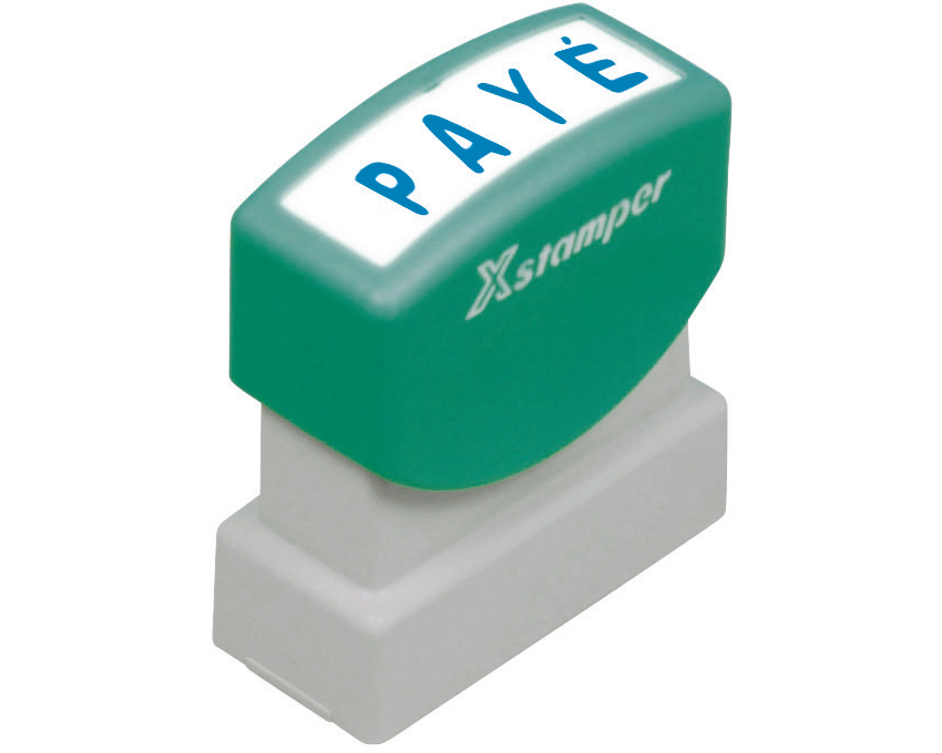 XSTAMPER Stempel Paye F102-B blau